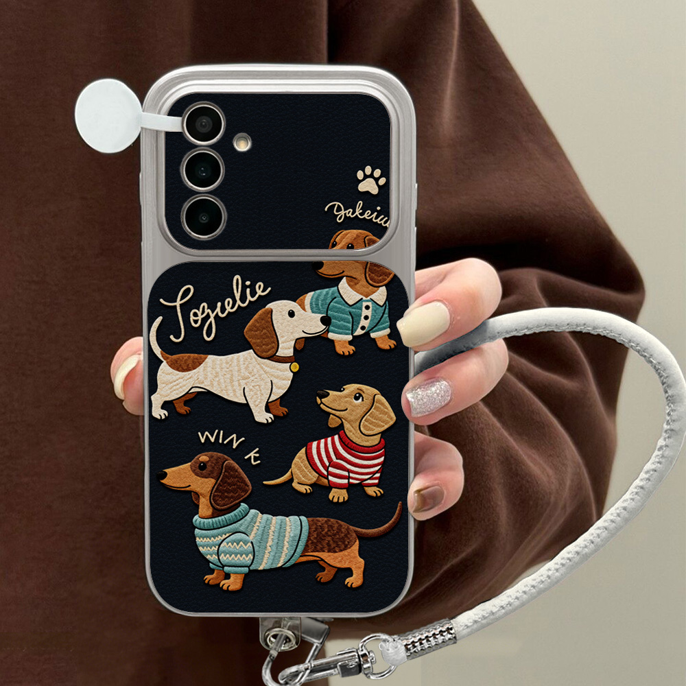 만화 닥스훈트 휴대폰 케이스 삼성 A56 A55 A57 - Camera Lens Protector 리뷰 및 가격